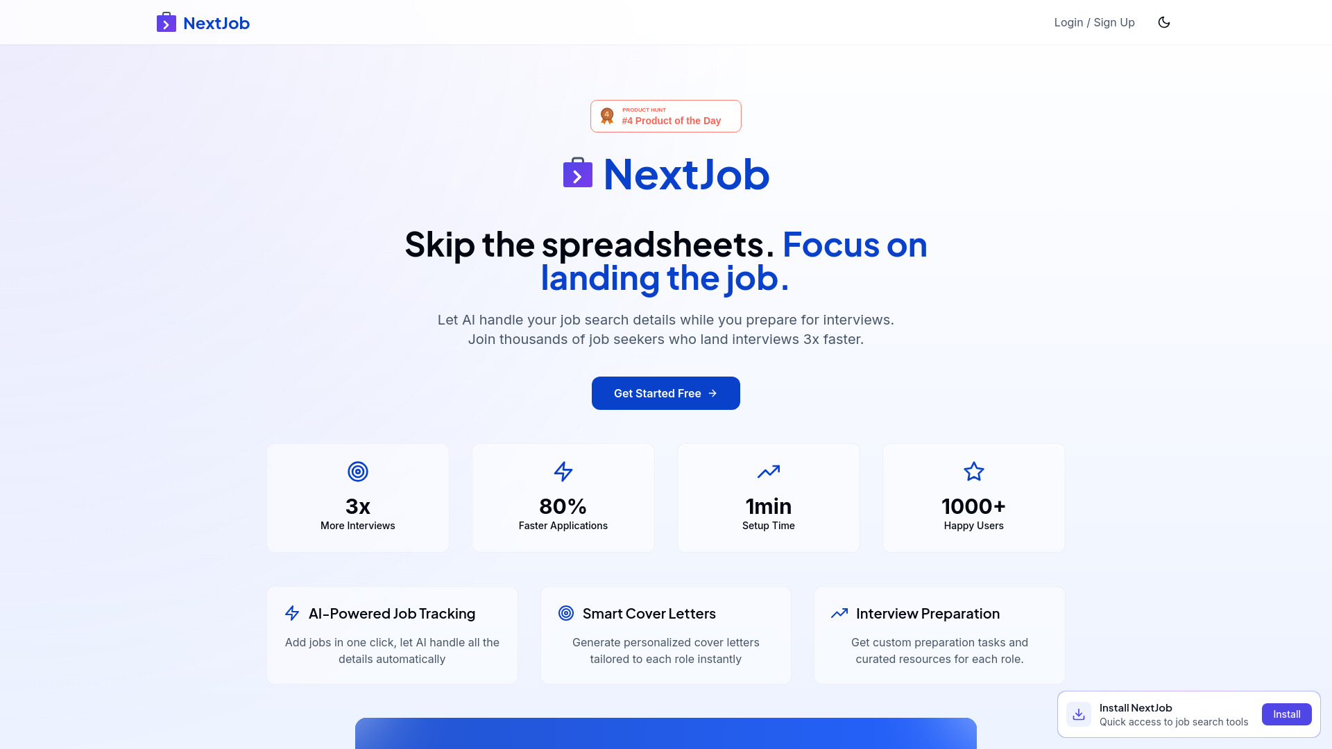 NextJob logo