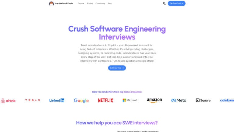 Advanced Interviewforce AI Copilot AI Tool Review