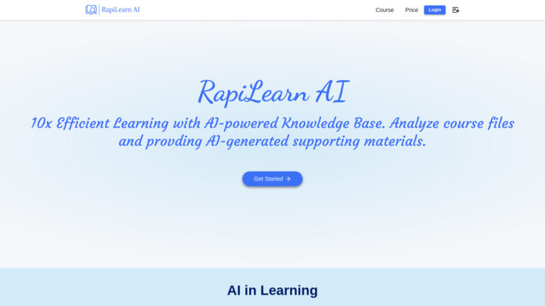 Smart Rapilearn AI AI Tool Review