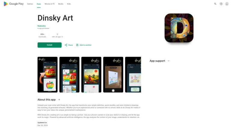 Free Dinsky Art AI Tool Review