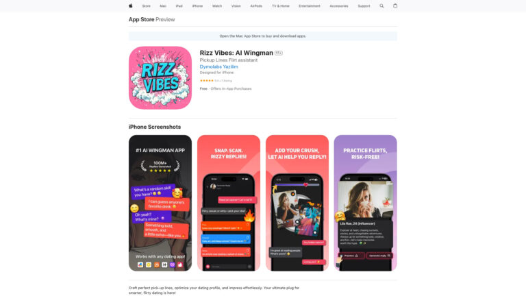Innovative Rizz Vibes AI Tool Review