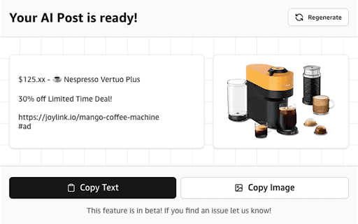 Amazon Affiliate Tool ai chrome extension