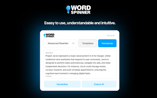 Word Spinner ai chrome extension logo