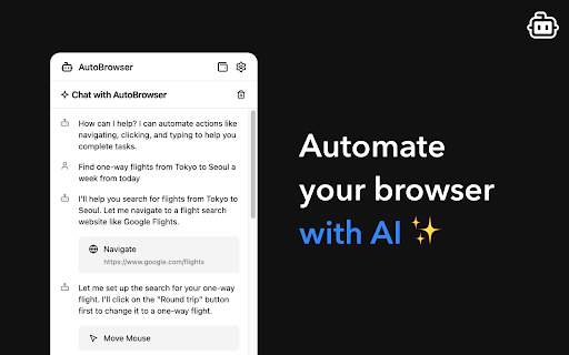 AutoBrowser ai chrome extension logo