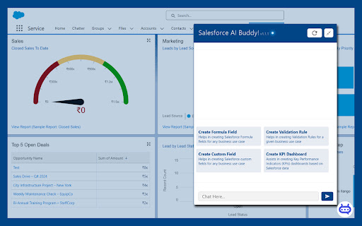 Salesforce AI Buddy ai chrome extension