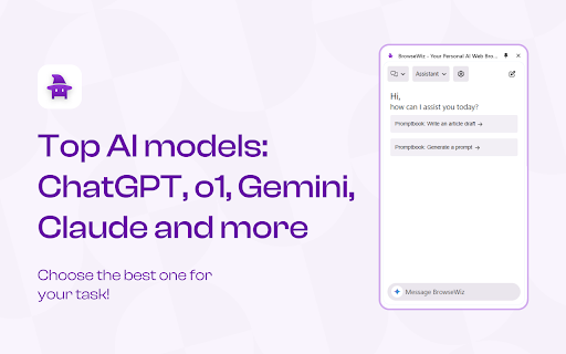 BrowseWiz ai chrome extension