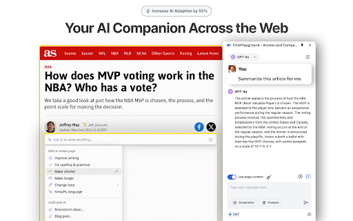 Yaseen AI ai chrome extension