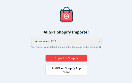 AliGPT Shopify App ai chrome extension logo