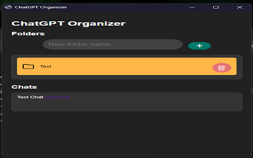 Organize your chats in ChatGPT ai chrome extension logo