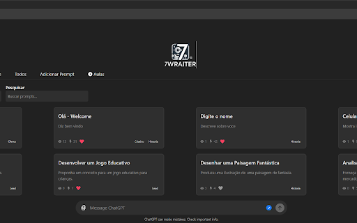 7wraiter ai chrome extension logo