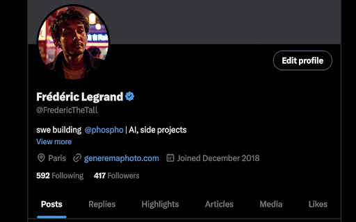X Tweet Generator Extension ai chrome extension logo