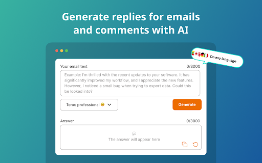 AI Response Generator ai chrome extension logo