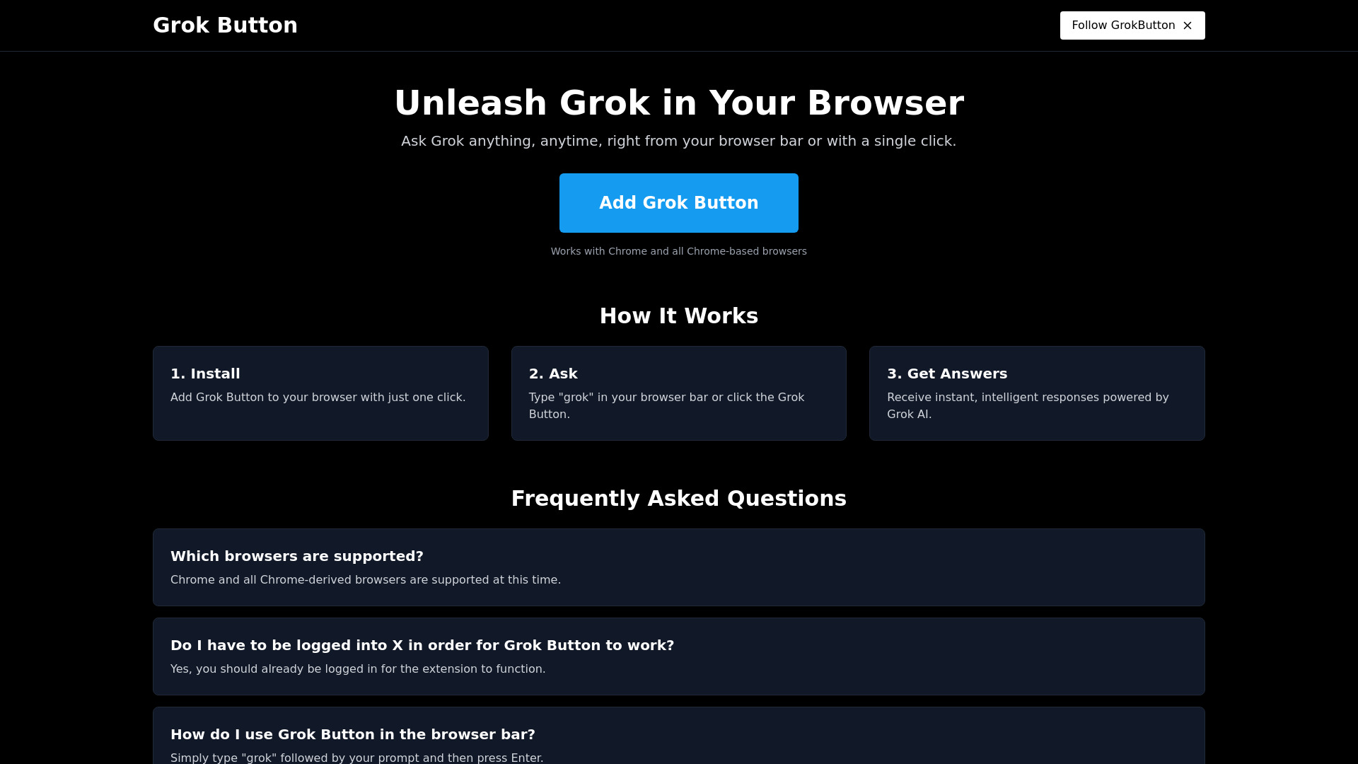 Grok Button logo