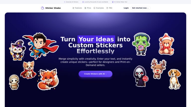 Best Sticker Shake AI Tool Review