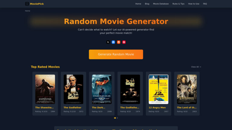 Powerful Moviepick AI Tool Review