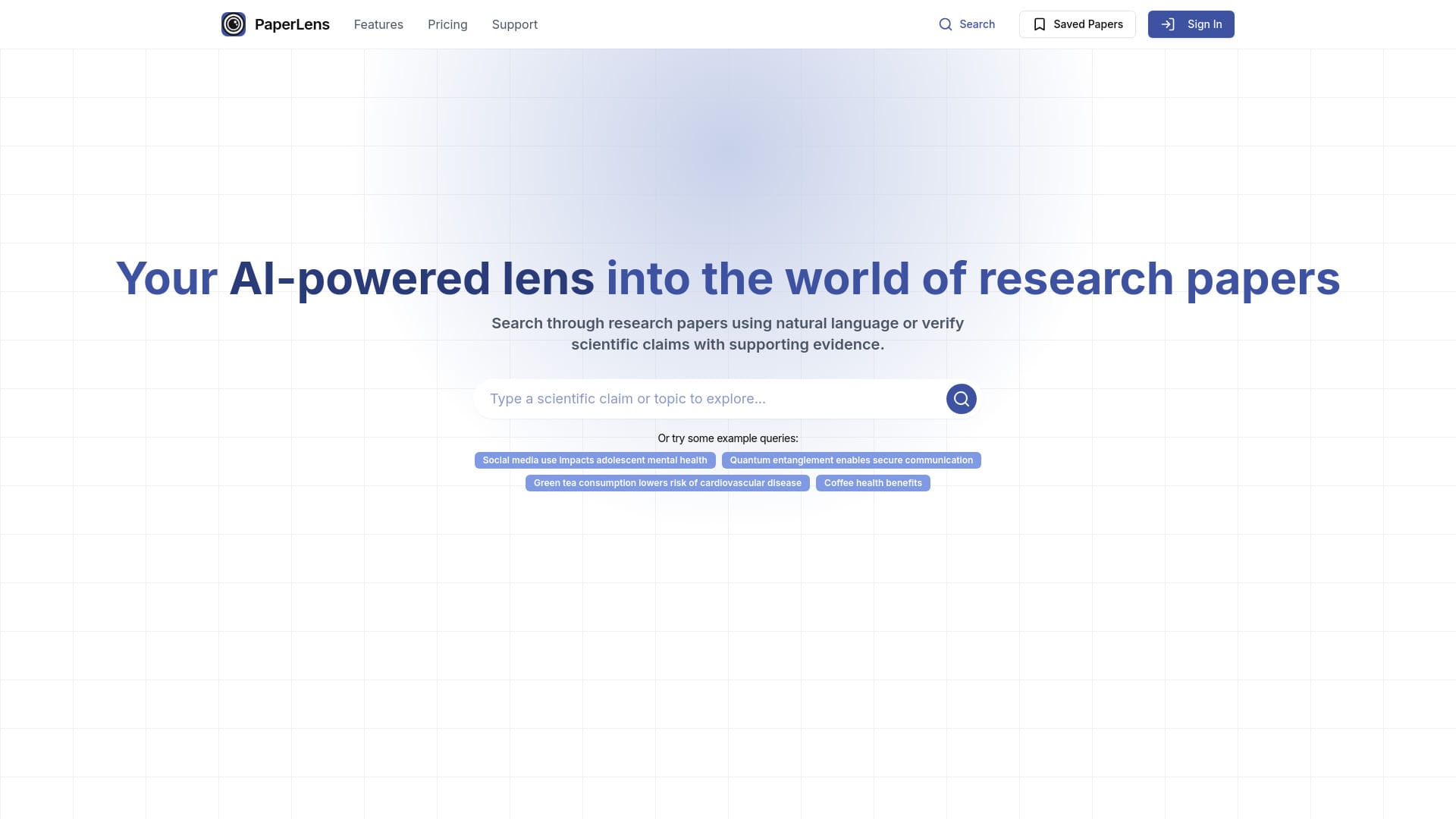 PaperLens logo