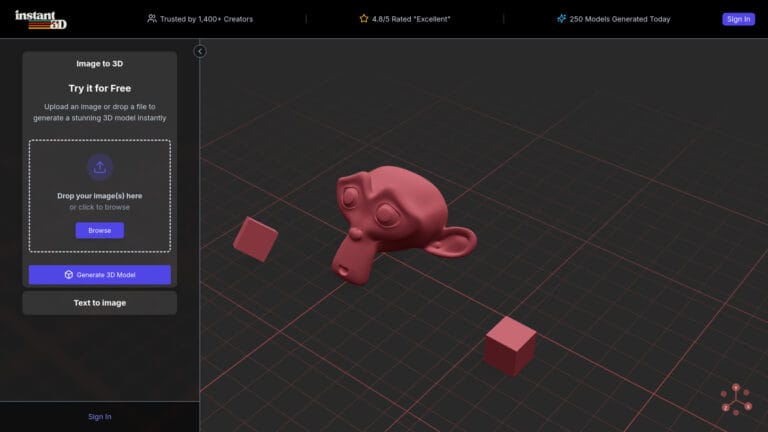 Free Instant 3d AI AI Tool Review