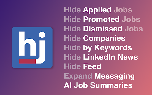 HideJobs ai chrome extension