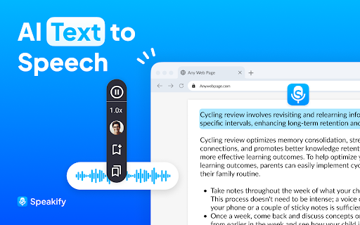 Speakify ai chrome extension
