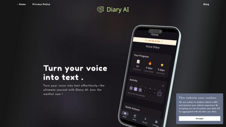 Innovative Diary AI AI Tool Review