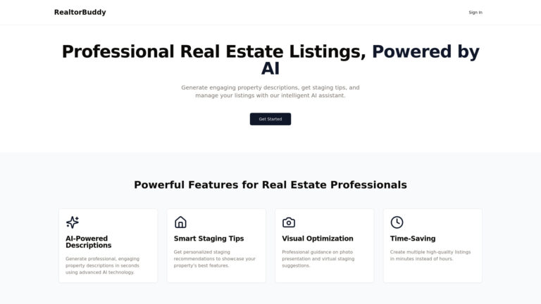 Smart Realtor Buddy AI Tool Review