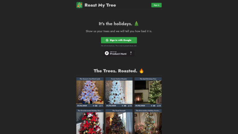 New Roast My Tree AI Tool Review