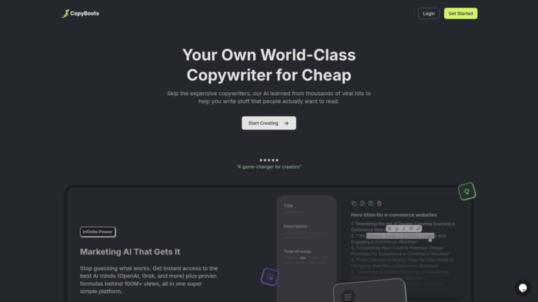 Best Copyboots AI Tool Review