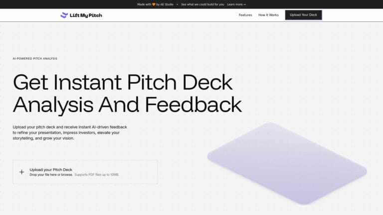 Best Liftmypitch AI Tool Review