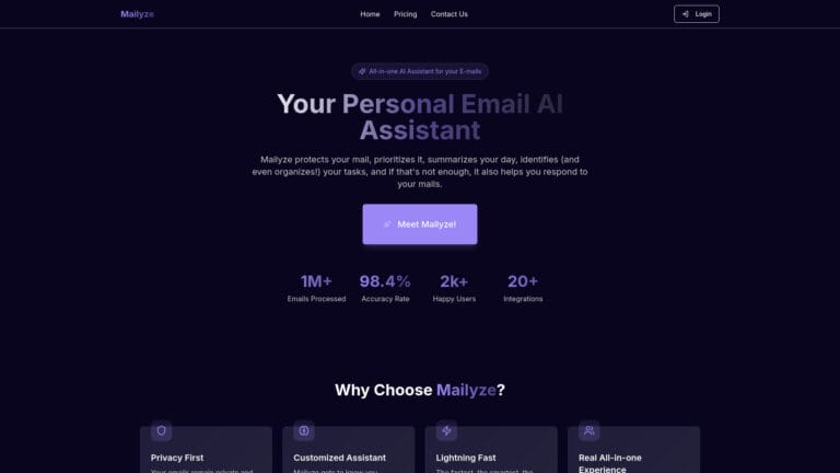 Advanced Mailyze AI Tool Review
