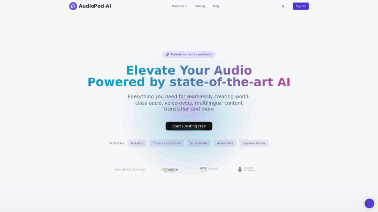 Trending Audiopod AI AI Tool Review