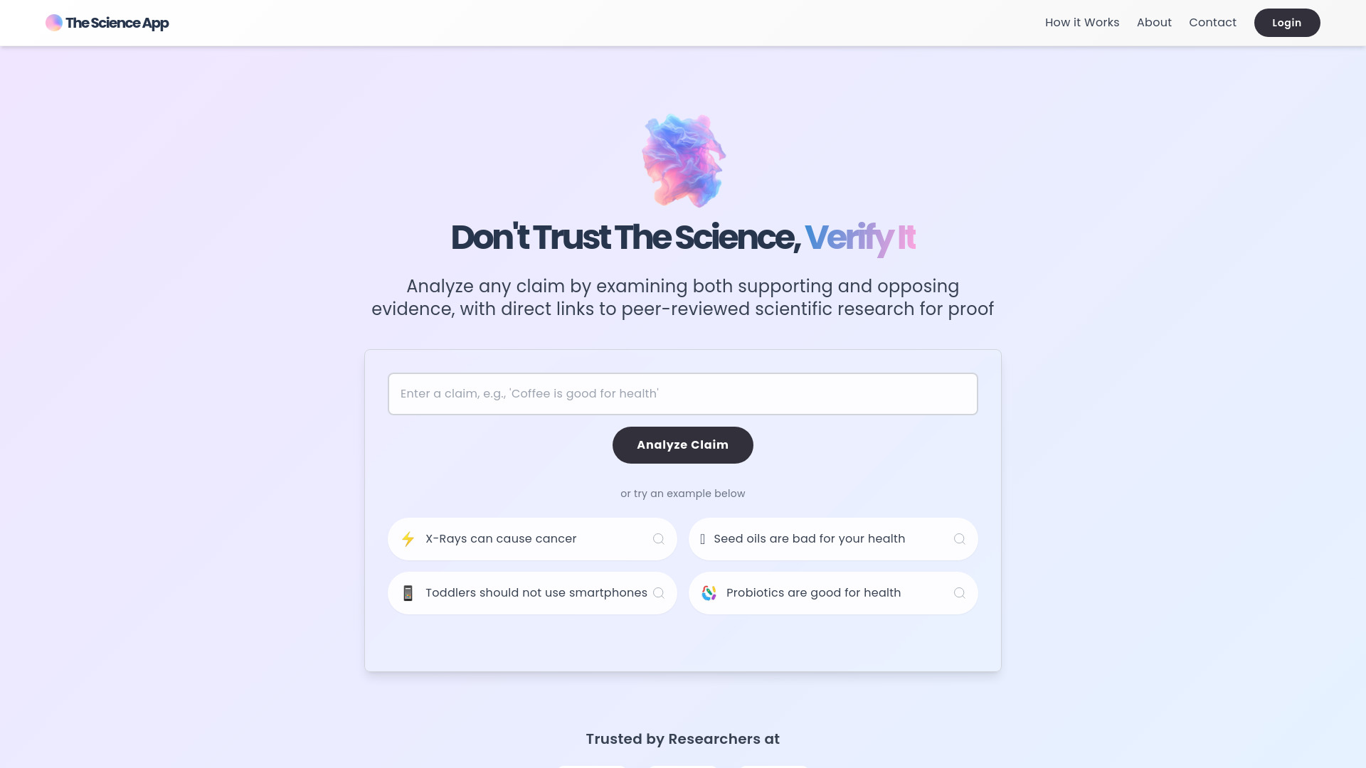 The Science App logo