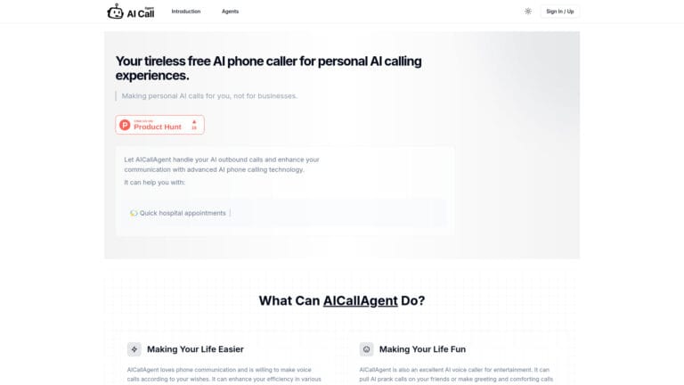 Smart AIcallagent AI Tool Review