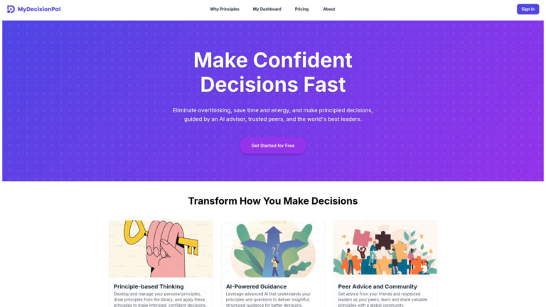 Smart Mydecisionpal AI Tool Review