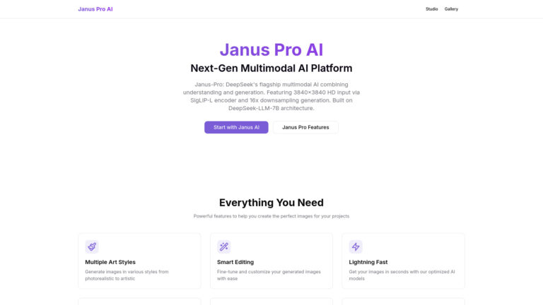 Powerful Janus Pro AI AI Tool Review
