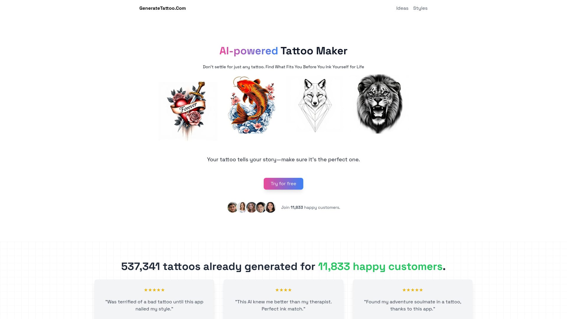 GenerateTattoo.com logo