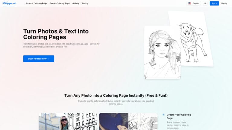 Free Best Coloring Pages AI AI Tool Review
