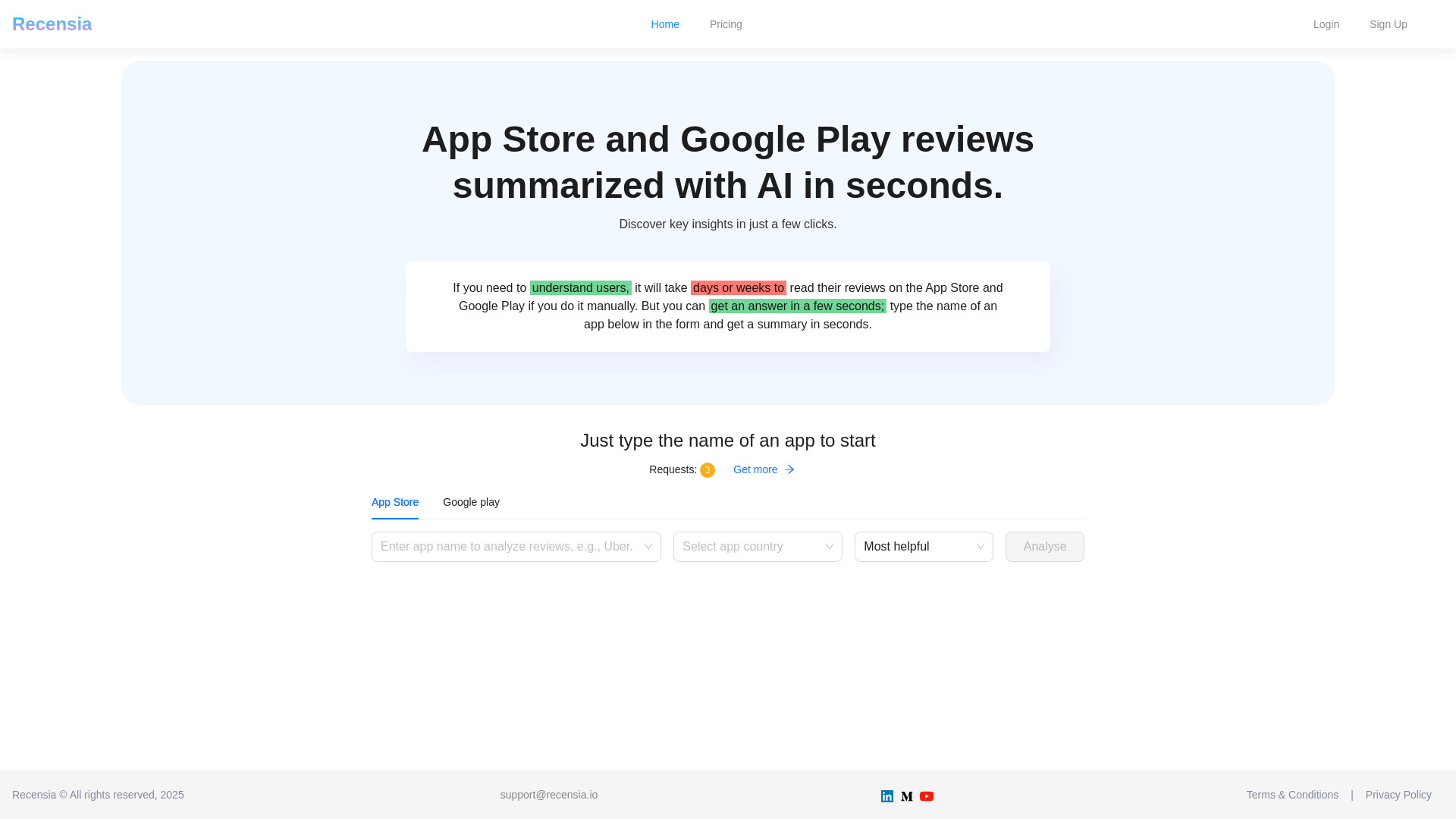 Recensia logo