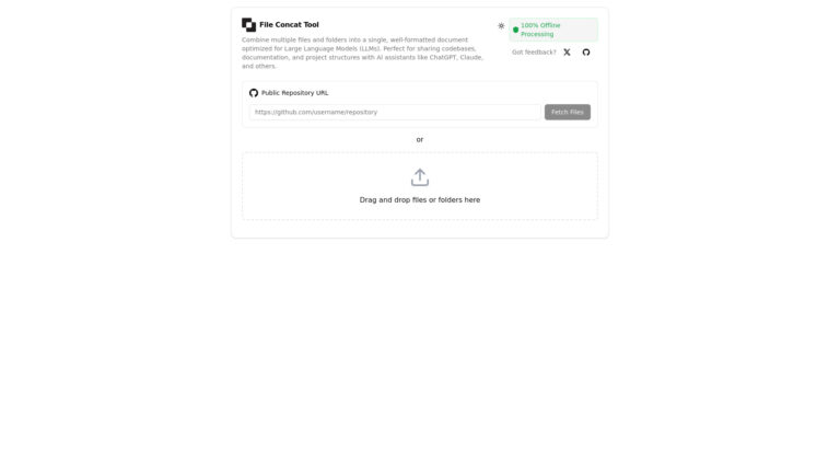 New File Concat Tool AI Tool Review