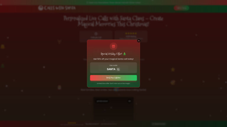 Trending Calls With Santa AI Tool Review