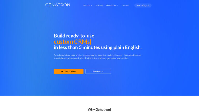 New Genatron AI Tool Review