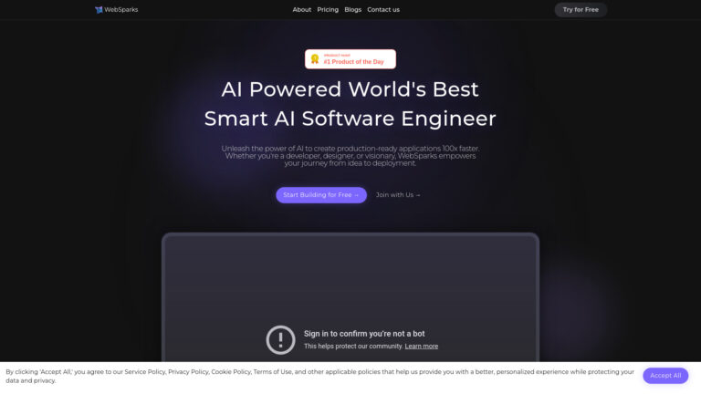 Smart Websparks AI Tool Review