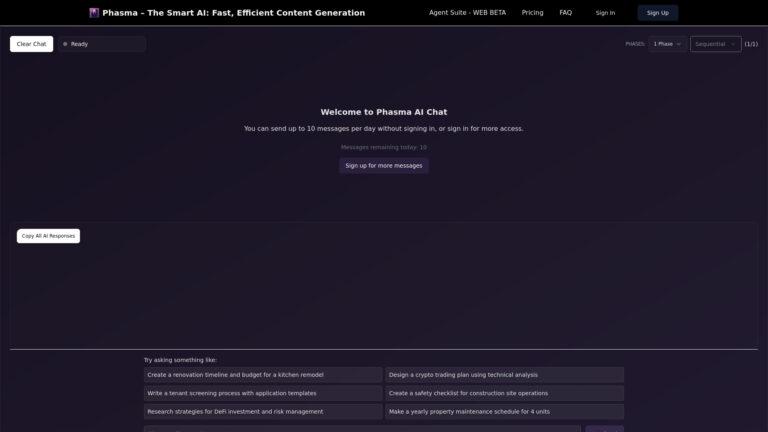 Free Phasma.ai AI Tool Review