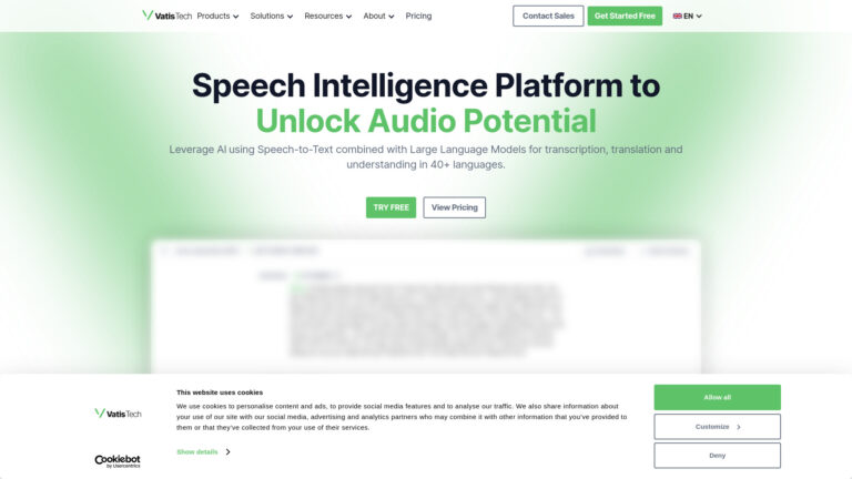 Innovative Vatis Tech AI Tool Review