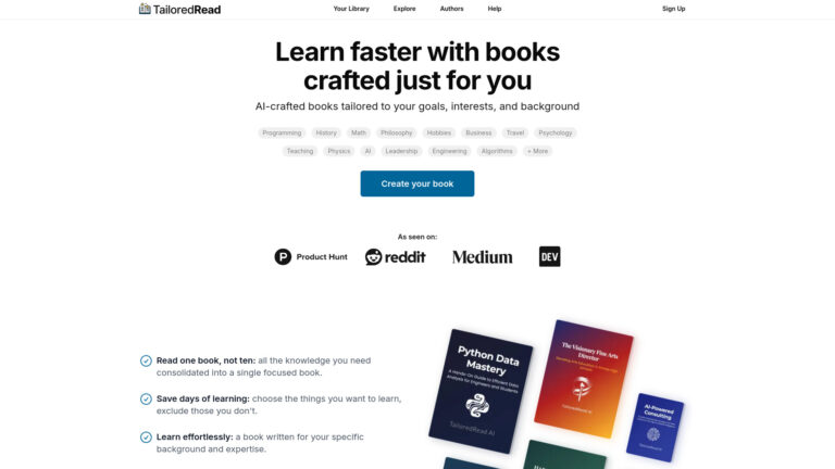 Smart Tailoredread AI Tool Review