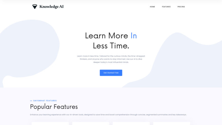 Trending Knowledge AI AI Tool Review