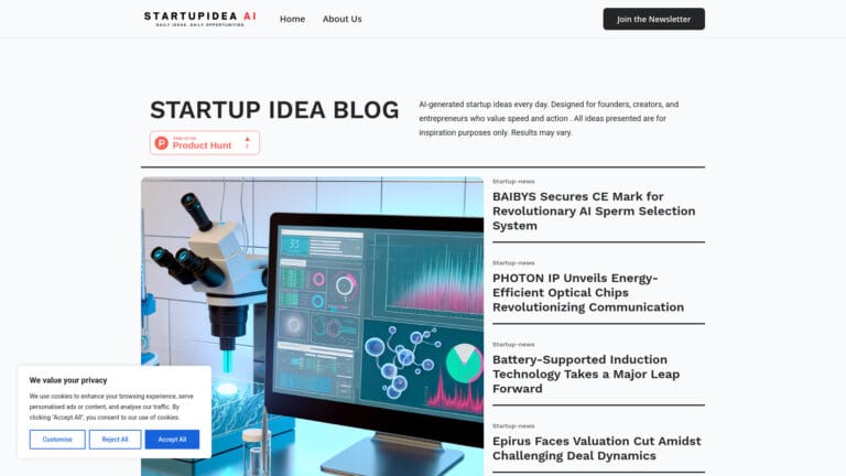 Advanced Startupidea.ai AI Tool Review