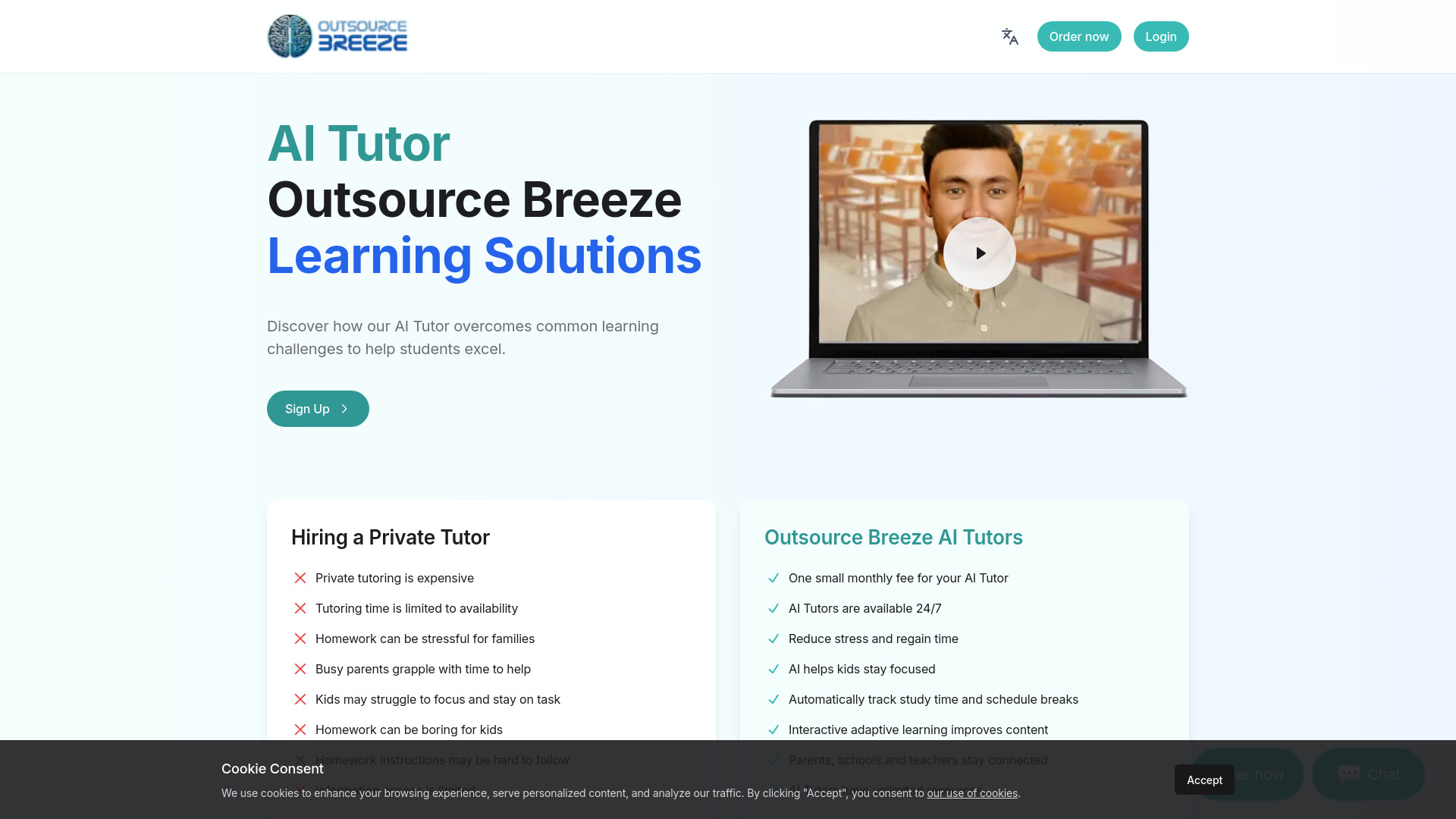 Outsource Breeze logo
