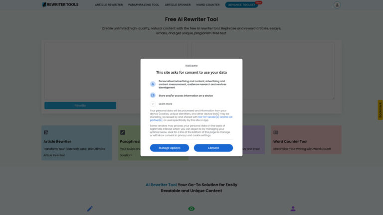New Rewriter Tools AI Tool Review