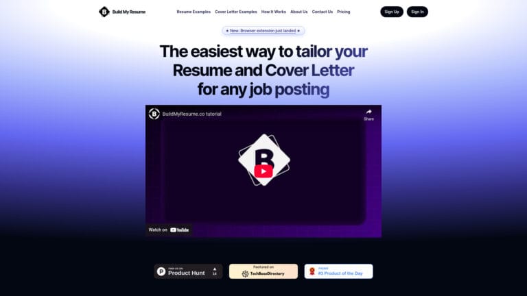 Powerful Buildmyresume AI Tool Review