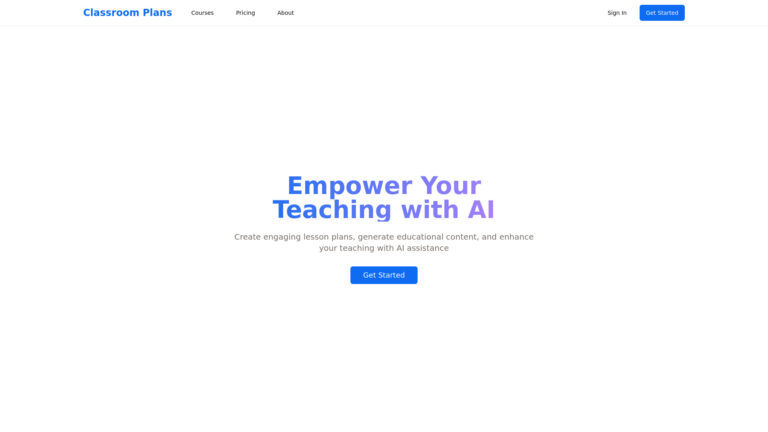 Smart Classroom Plans AI Tool Review